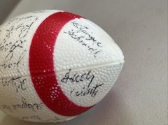 Lot Of University Of Nebraska Sports Items Football & Golf Vintage Unknown Names