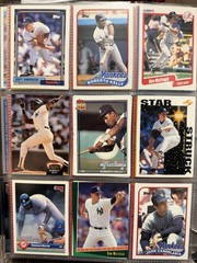 Lot Of 200 New York Yankees Baseball Cards – Don Mattingly, Bernie Williams