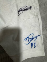 Multiple Autographed 90s FOTL Single stitched NASCAR T-Shirt Ward Burton, Morgan