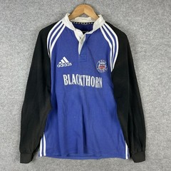 Vintage Bath Rugby Shirt Mens XL Adidas Blackthorn Long Sleeve Cotton 90s