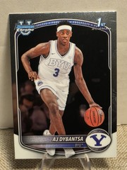2025-26 Topps Bowman Chrome # BCP-1 AJ Dybantsa BYU 1st Draft Pick Wizards