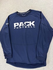 Nevada Wolf Pack Under Armour Screened Football Crew Sweatshirt (Men’s XL) Blue