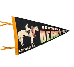 1952 Kentucky Derby Churchill Downs Horse Racing Pennant