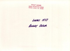 Bobby Unser Indy 500 Cobre Tire #6 1977 – Himes Estate Original Photo