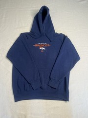 Vintage Lee Sport NFL Denver Broncos Pullover Hoodie Sweatshirt Mens L 90s 00s