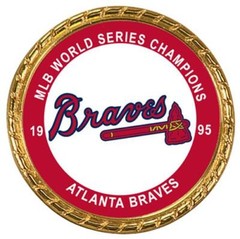 Tribute Coin Atlanta Braves 1995 MLB World Series Champion