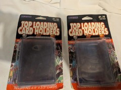 Vintage Trading Card Holder Top Loading