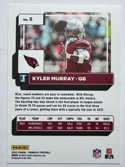 KYLER MURRAY Arizona Cardinals 2022 Panini Donruss GOLD HOLO PRESS PROOF Card #5