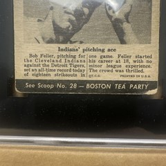 1954 Topps Scoop Bob Feller #27 SGC 3 VG