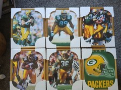 Lot 6 Green Bay Packers Pictures In Frames 8X10 Brett Favre Leroy Butler & More