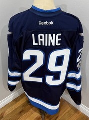 Winnipeg Jets Patrik Laine 2017 100th Anniversary Reebok Authentic Jersey Sz 54
