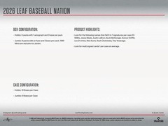 2026 LEAF BASEBALL NATION HOBBY BOX – BRAND NEW – FAST FREE SHIPPING 🔥🔥🔥
