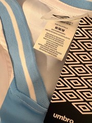 Umbro Argentina Jersey Vintage Style World Cup Oversized Soccer Men’s M NWT