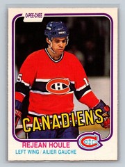 1981-82 O-Pee-Chee #183 REJEAN HOULE – SHARP MINT