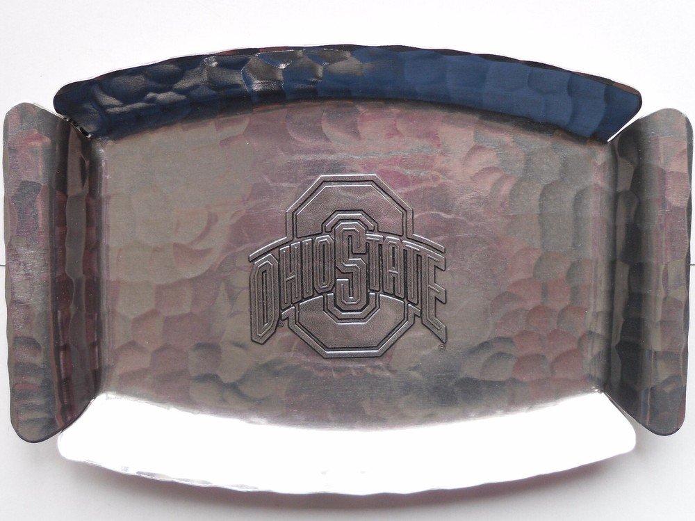 NCAA Ohio State Buckeyes Metal Serving Tray Wendell August Forge 11 5/16″x7 3/8″