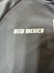Nike New Mexico Lobos Jacket Mens Large Black Swoosh Logo Full Zip