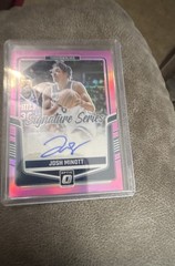 2024-25 Panini Donruss Optic – Signature Series Josh Minott, Josh Minott #SS-MIN