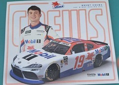 Brent Crews #19 Mobil 1 2026 8×10 NASCAR O’Reilly Series Hero Post Card