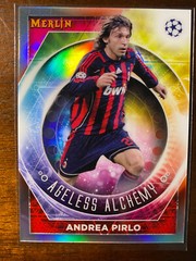 2022-23 Topps Chrome Merlin UEFA Andrea Pirlo #AA-17 Ageless Alchemy AC Milan