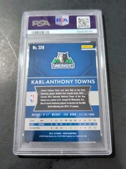 2015 Panini Prizm #328 Karl Anthony Towns KAT RC Rookie MINT PSA 9