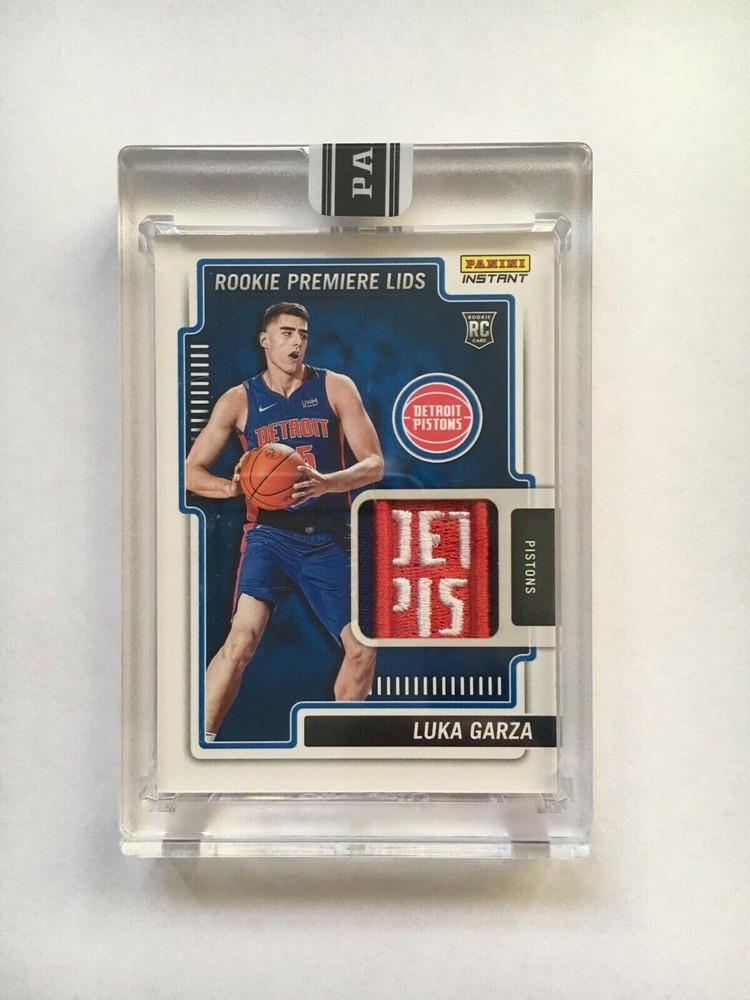 2021-22 PANINI NBA INSTANT ROOKIE PREMIERE LIDS RC LUKA GARZA #10/10 PISTONS 🔥