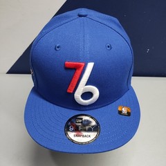NBA Philadelphia 76ers New Era 9FIFTY Cap Mens Multi Brotherly Love Snapback Hat