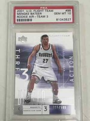 2001-02 Upper Deck #98 Mengke Bateer Rookie Air Team /500 GRADED PSA 10 🔥🔥🔥