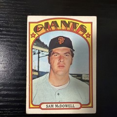 1972 Topps – High # Sam McDowell #720