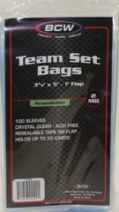 Trading & Gaming Card Supplies – TEAM BAGS ( 100 Resealable Plastic Card Bags –
