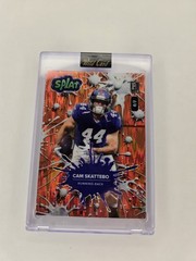 2025 Wild Card Splat Cam Skattebo /7 Rookie Orange Lava foil board SBORA04-CS