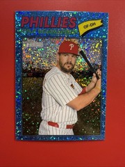 2026 Topps Heritage Chrome Light Blue Sparkle Kyle Schwarber #159 Phillies