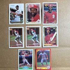 Topps gold, Upper Deck, Score, Bowman Ozzie Smith St. Louis Cardinals Lot (8)