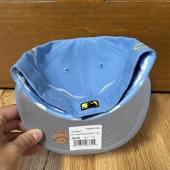 New Era 59Fifty Cleveland Guardians Fitted Size 7 1/8 Simpsons Light Blue Hat