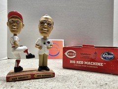 Don Gullett & Joe Nuxhall Reds MLB 2006/07 Big Red Machine Double Bobblehead