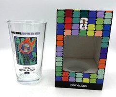 FIFA WORLD CUP 2026 WE ARE NEW YORK NJ POSTER 16 OZ BOXED PINT GLASS FREE SHIP