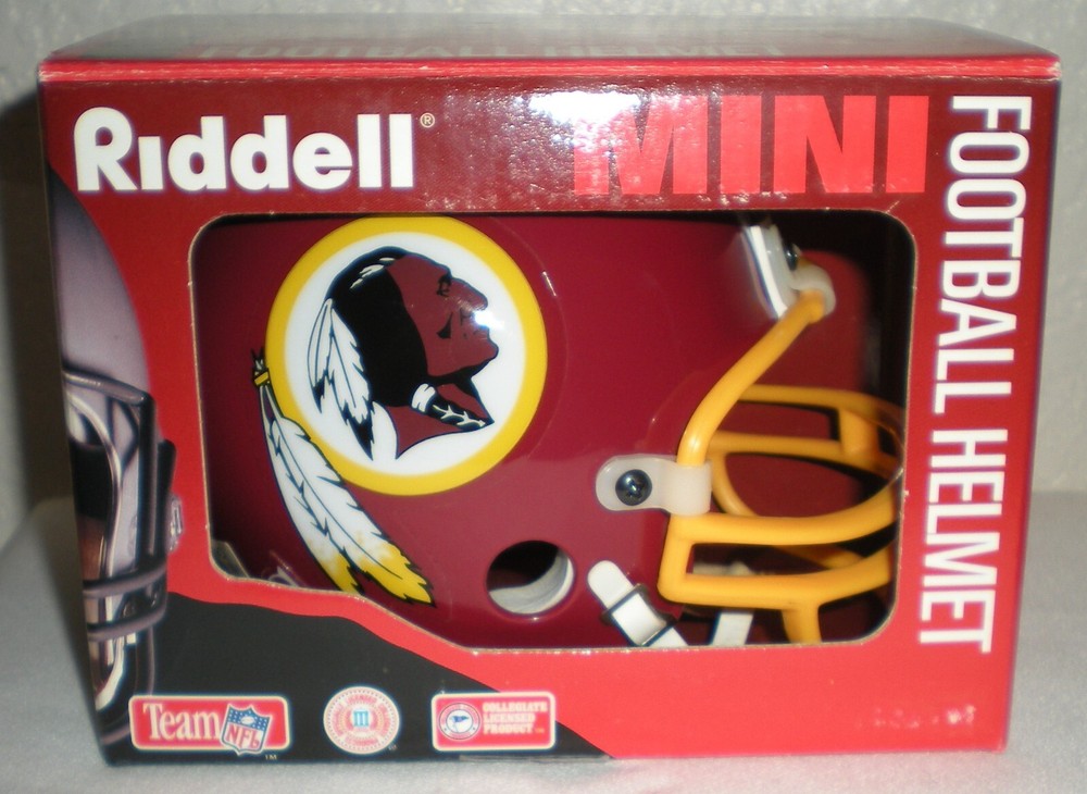 WASHINGTON REDSKINS NFL Riddell Mini Football Helmet 3 5/8 – Used -In Box
