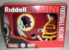 WASHINGTON REDSKINS NFL Riddell Mini Football Helmet 3 5/8 – Used -In Box
