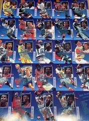 1996 COLLECTOR’S EDGE KEY KRAZE FACTORY UNCUT SHEET OF ENTIRE ROOKIE CLASS