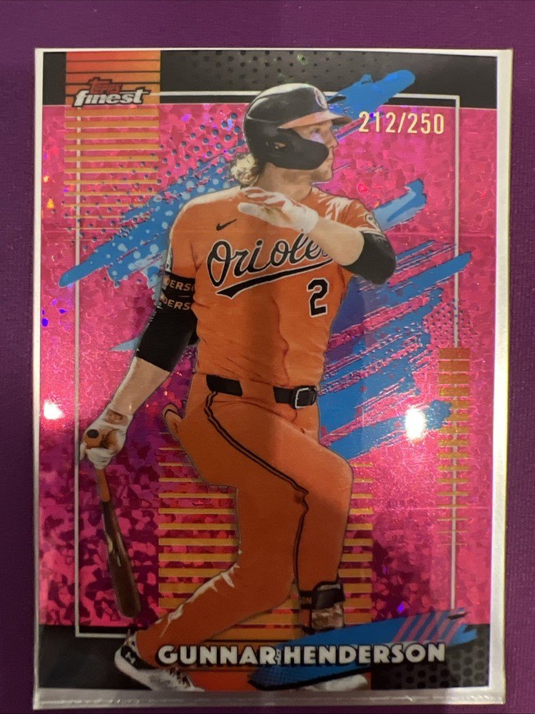 Gunnar Henderson 2026 Topps Finest #183 Pink Refractor /250 Orioles