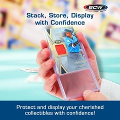 BCW Thick 138PT Card Top Load Holder (Pack of 10), 3 x 4 Clear