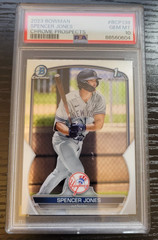 2023 Bowman Chrome Prospects – Spencer Jones – R/C # BCP-139 PSA 10 NYY