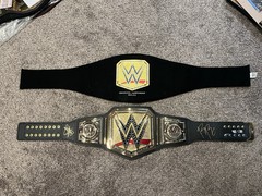 WWE WWF John Cena Roman Reigns Dual Signed Undisputed Replica Belt Fanatics