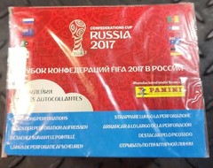 Sealed 2017 Russia Confederations Cup Panini Sticker Box 50 Packs 250 Stickers
