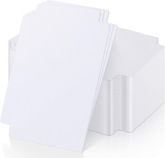 120 Pcs Trading Card Dividers Card Sorting Tray White Card Separators with Ta…