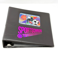 Ultra Pro Sports Card Binder Album Black 3 Ring Vintage 10 Pages 89099