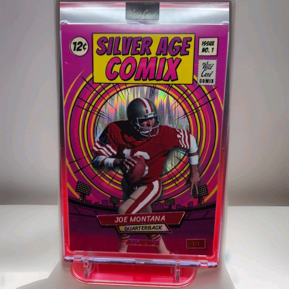 🦣 Wild Card Comix Silver Age Comix Issue No. 1 Joe Montana Holo 1/1 49ers