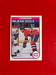 1982-83 O-Pee-Chee set break OPC #184 Rejean Houle – Montreal Canadiens NRMT