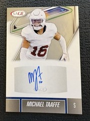 2026 Sage High Series Michael Taaffe Silver Auto Miami Dolphins