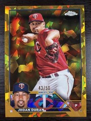 2023 Topps Chrome Sapphire Jhoan Duran Gold /50 SP Phillies
