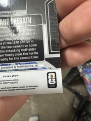 Wolfgang Overath 2026 Panini Prizm FIFA World Cup Global Graphs Wave Auto #GG-WO